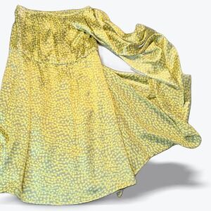 Thayer NYC Cape Sleeve Mini Dress Silk Off Shoulder Split Bold Flowy Statement S